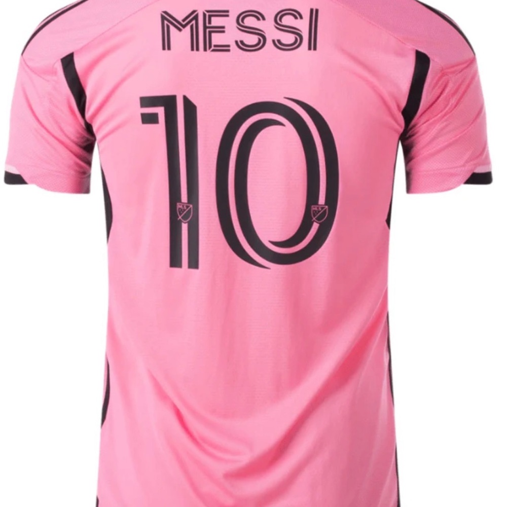 Inter Miami CF Messi original jersey Pink and Black Sports Top